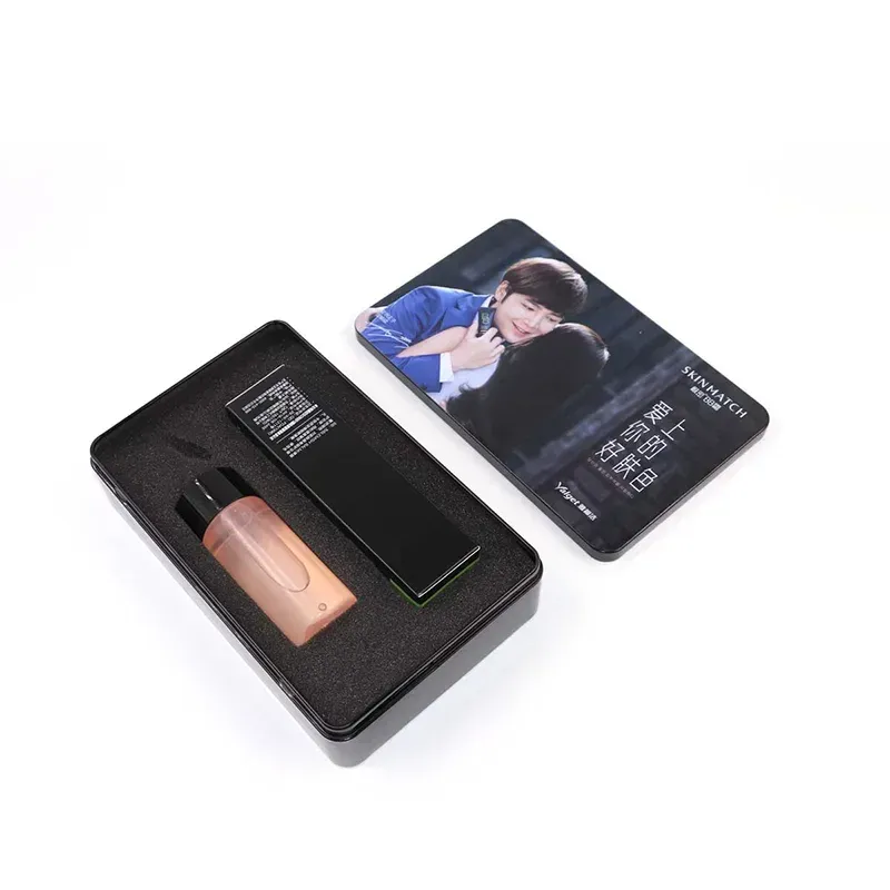 Health and beauty custom tin packaging