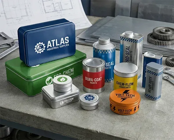 Industrial and 3C custom tin packaging