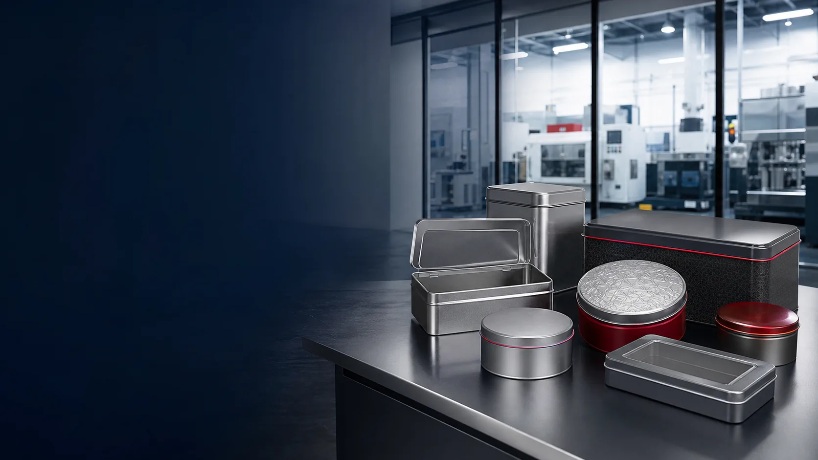Custom metal tin packaging